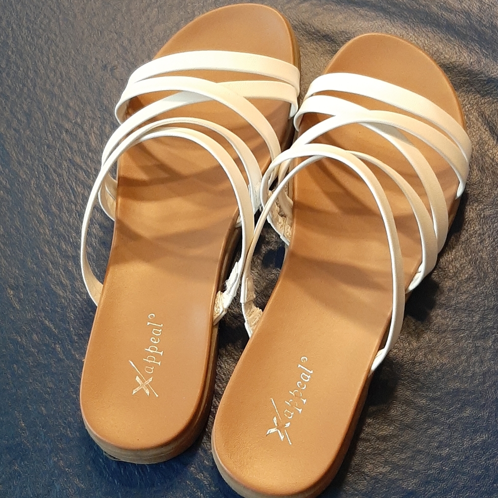 Xappeal white sandals